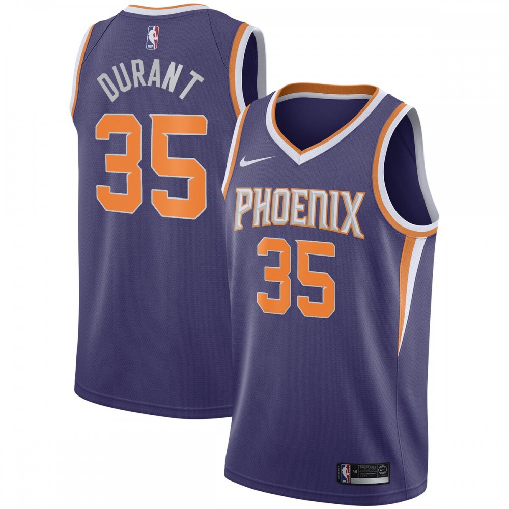 Kevin Durant Phoenix Suns Swingman Jersey - Icon Edition - Purple-Pro Kit Vault | Brand New 26/27 Sports Jerseys